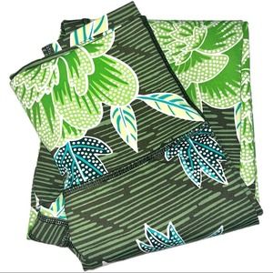 Aerie Green tropical floral Chill Play Move Leggings women’s size XS